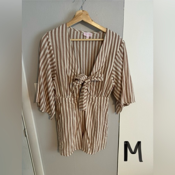 Striped romper - Picture 1 of 1